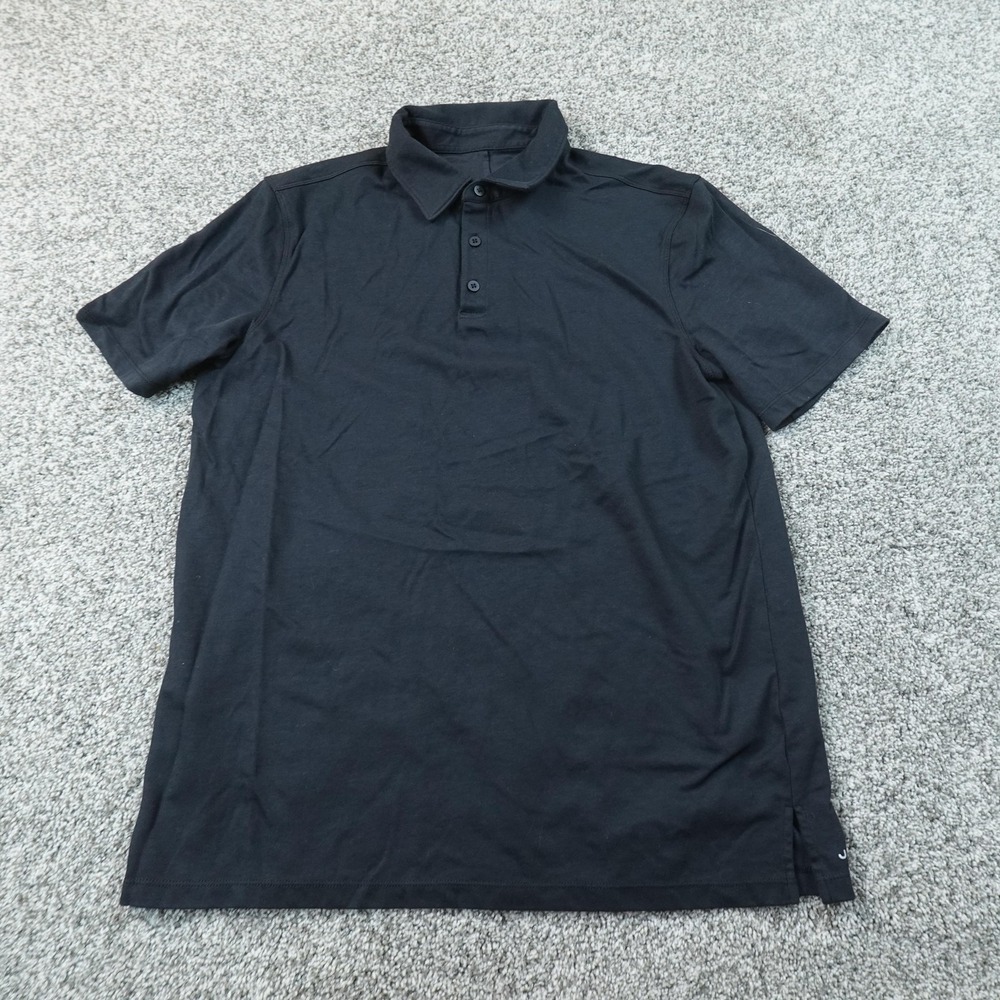 NEW Jack Archer Polo Shirt Mens 2XL Black Short Sleeve Tech Performance Golf Top